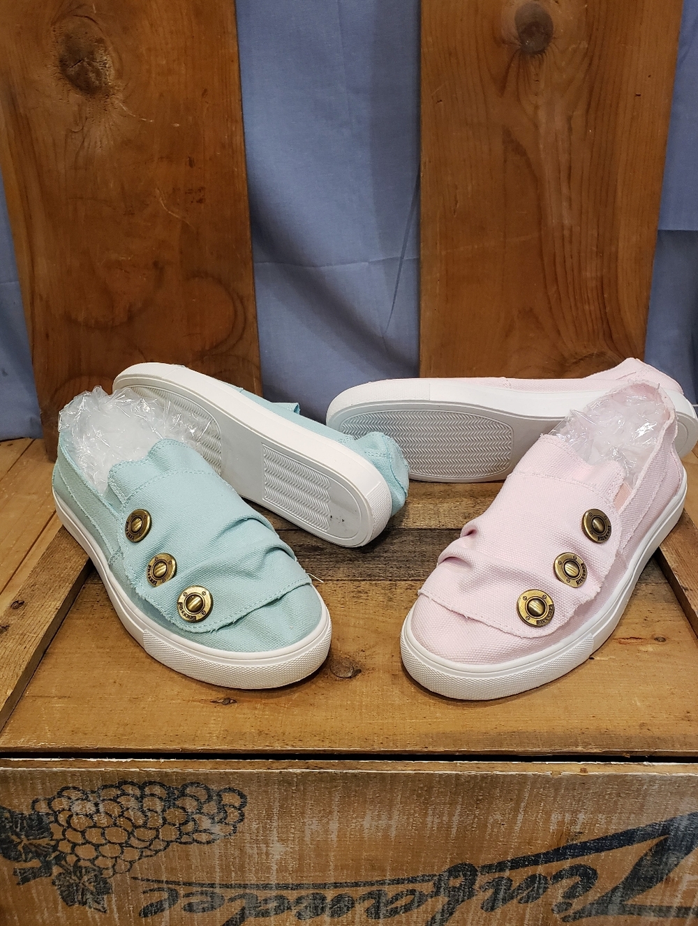 Canvas Slip On Woman's Sneakers